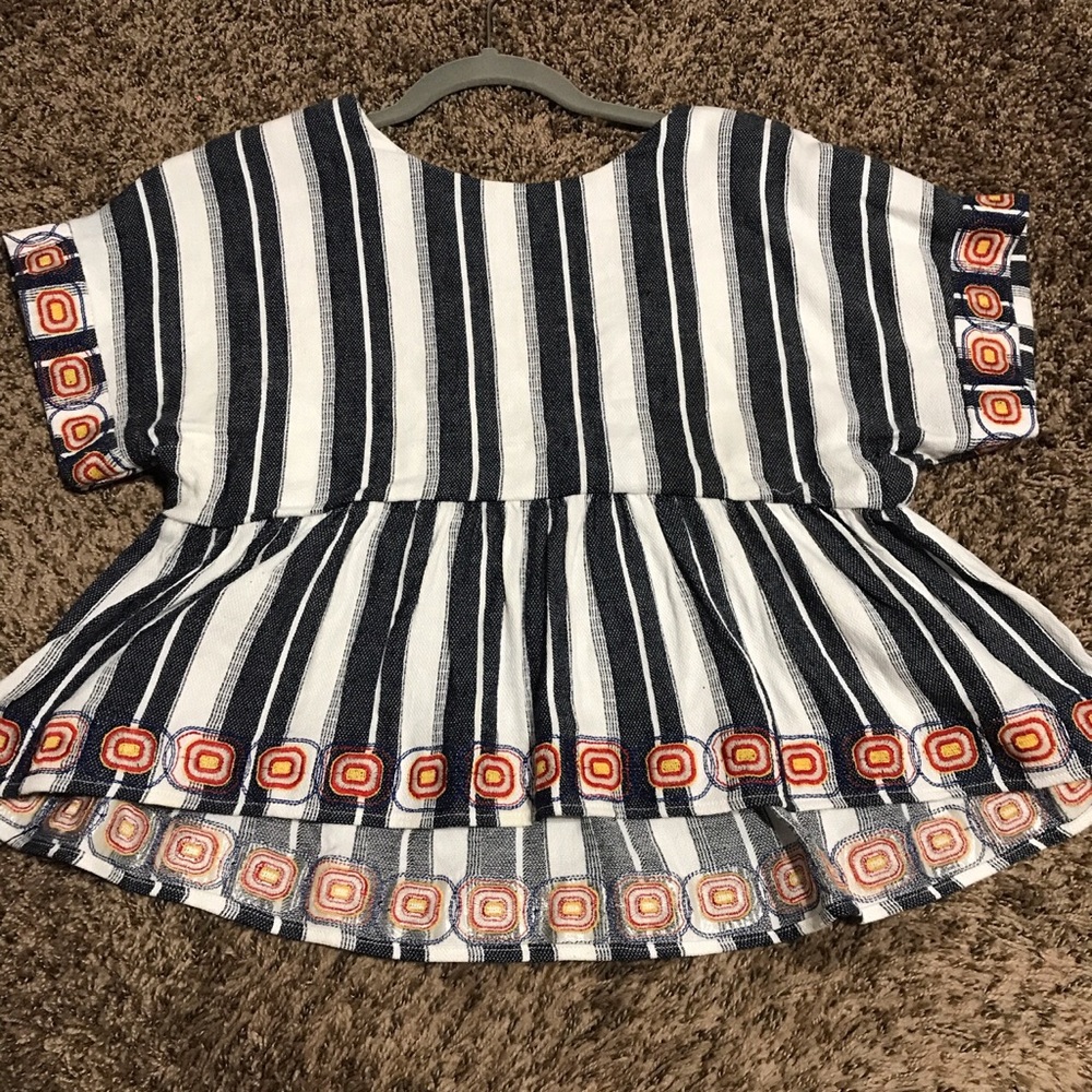 Boho Anthropologie top